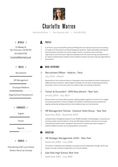 Model de CV Corporate Profesionist